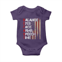 Stroke Awareness Baby Onesie BEFAST Stroke Symptoms Vintage American Flag