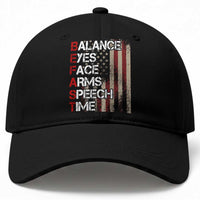 Stroke Awareness Baseball Cap BEFAST Stroke Symptoms Vintage American Flag
