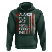 Stroke Awareness Hoodie BEFAST Stroke Symptoms Vintage American Flag