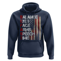 Stroke Awareness Hoodie BEFAST Stroke Symptoms Vintage American Flag