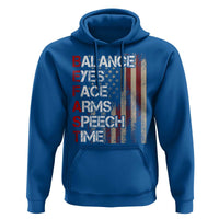 Stroke Awareness Hoodie BEFAST Stroke Symptoms Vintage American Flag