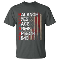 Stroke Awareness T Shirt BEFAST Stroke Symptoms Vintage American Flag