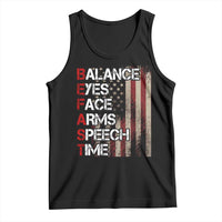 Stroke Awareness Tank Top BEFAST Stroke Symptoms Vintage American Flag