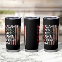 Stroke Awareness Tumbler Cup BEFAST Stroke Symptoms Vintage American Flag