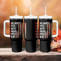 Stroke Awareness Tumbler With Handle BEFAST Stroke Symptoms Vintage American Flag
