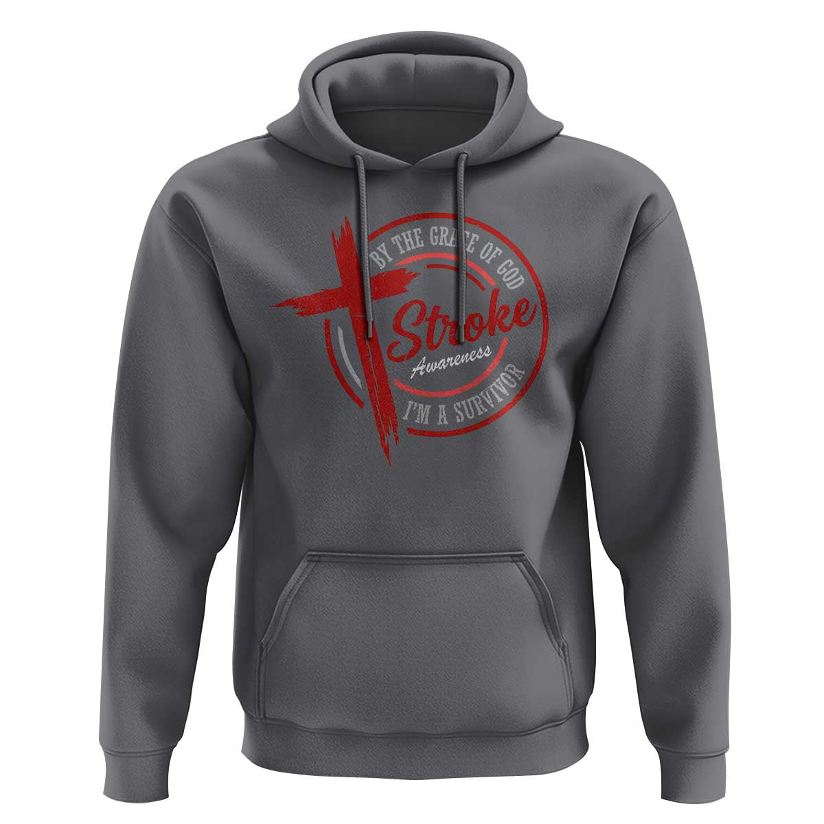 By The Grace Of God I'm A Survivor Stroke Awareness Hoodie