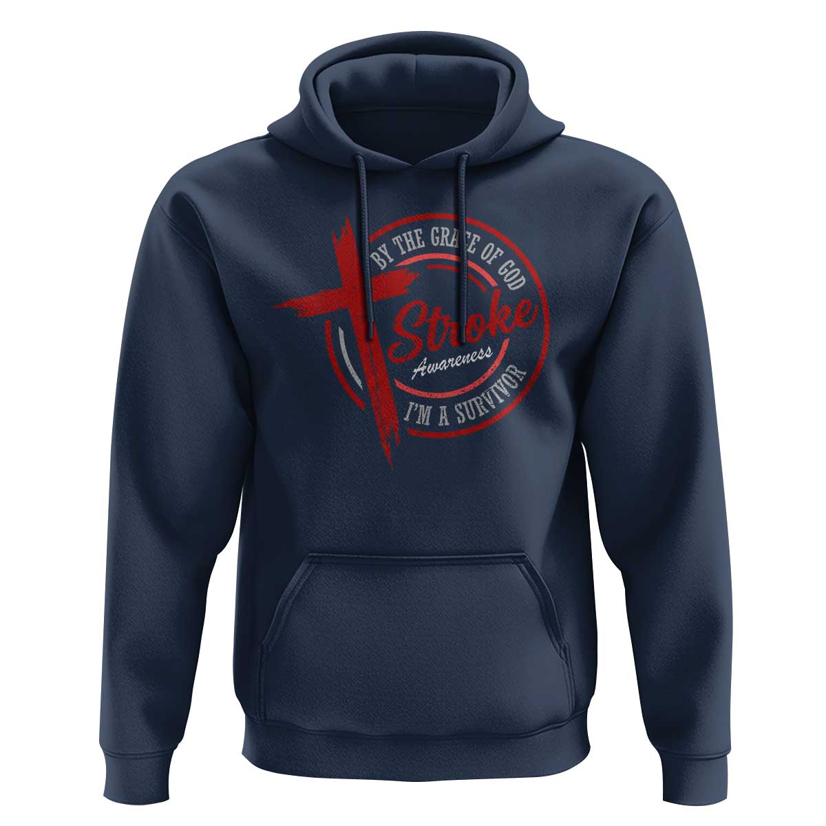 By The Grace Of God I'm A Survivor Stroke Awareness Hoodie