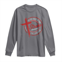 By The Grace Of God I'm A Survivor Stroke Awareness Long Sleeve Shirt