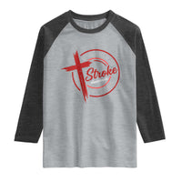 By The Grace Of God I'm A Survivor Stroke Awareness Raglan Shirt