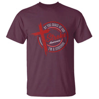 By The Grace Of God I'm A Survivor Stroke Awareness T Shirt