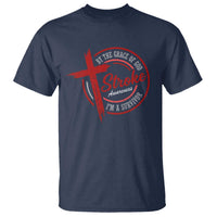 By The Grace Of God I'm A Survivor Stroke Awareness T Shirt