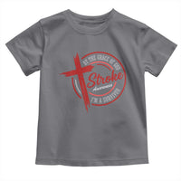 By The Grace Of God I'm A Survivor Stroke Awareness Toddler T Shirt