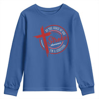 By The Grace Of God I'm A Survivor Stroke Awareness Youth Sweatshirt