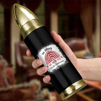 In May We Wear Red Stroke Awareness Bullet Tumbler Bleach Effect