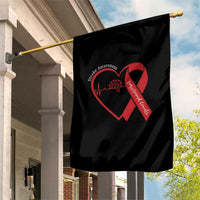 Stroke Awareness Garden Flag Stroke Survivor Warrior Brain Attack