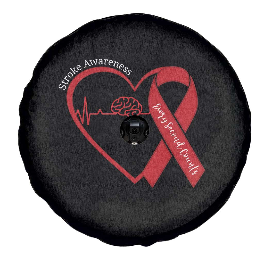 Stroke Awareness Spare Tire Cover Stroke Survivor Warrior Brain Attack