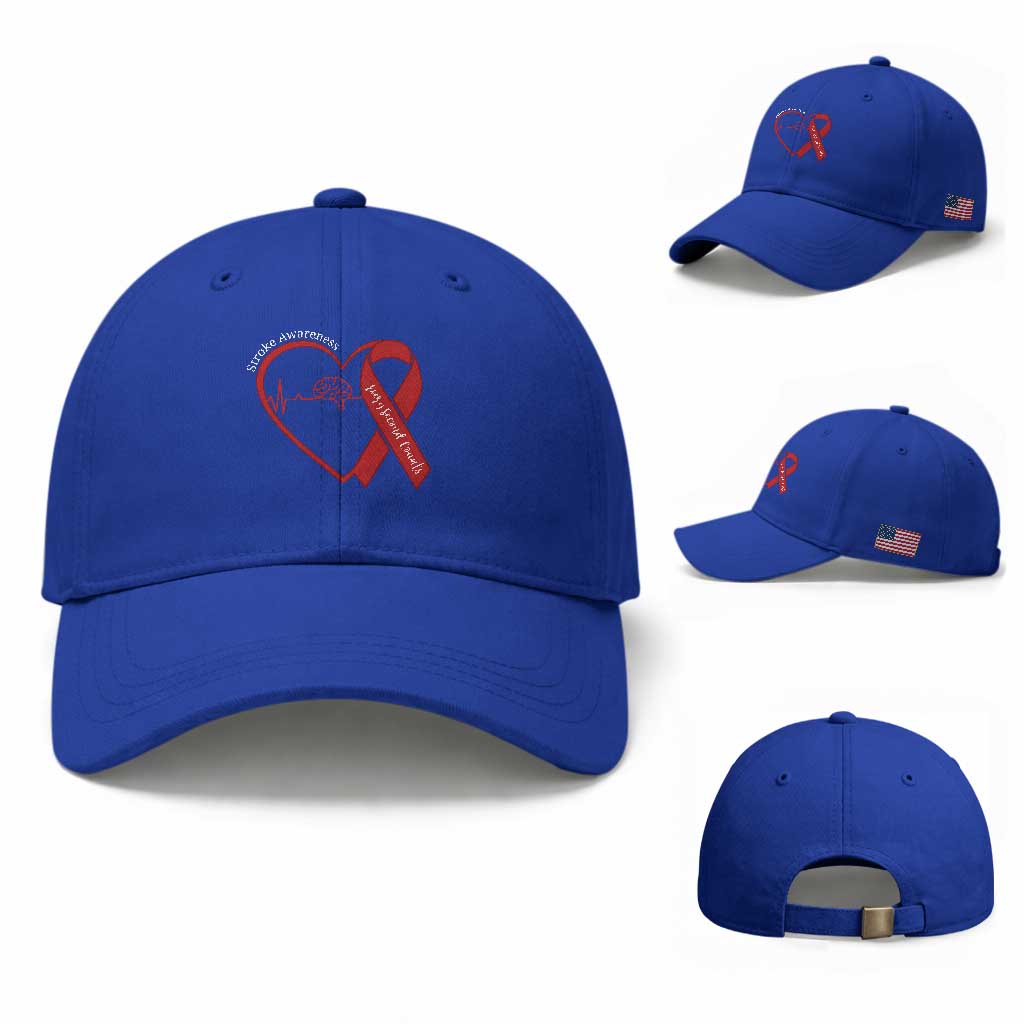 Stroke Awareness Baseball Cap Stroke Survivor Warrior Brain Attack
