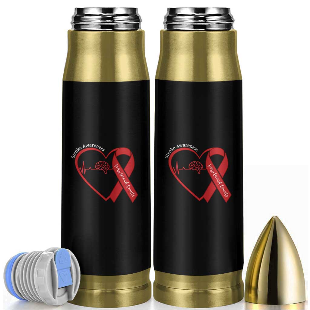 Stroke Awareness Bullet Tumbler Stroke Survivor Warrior Brain Attack