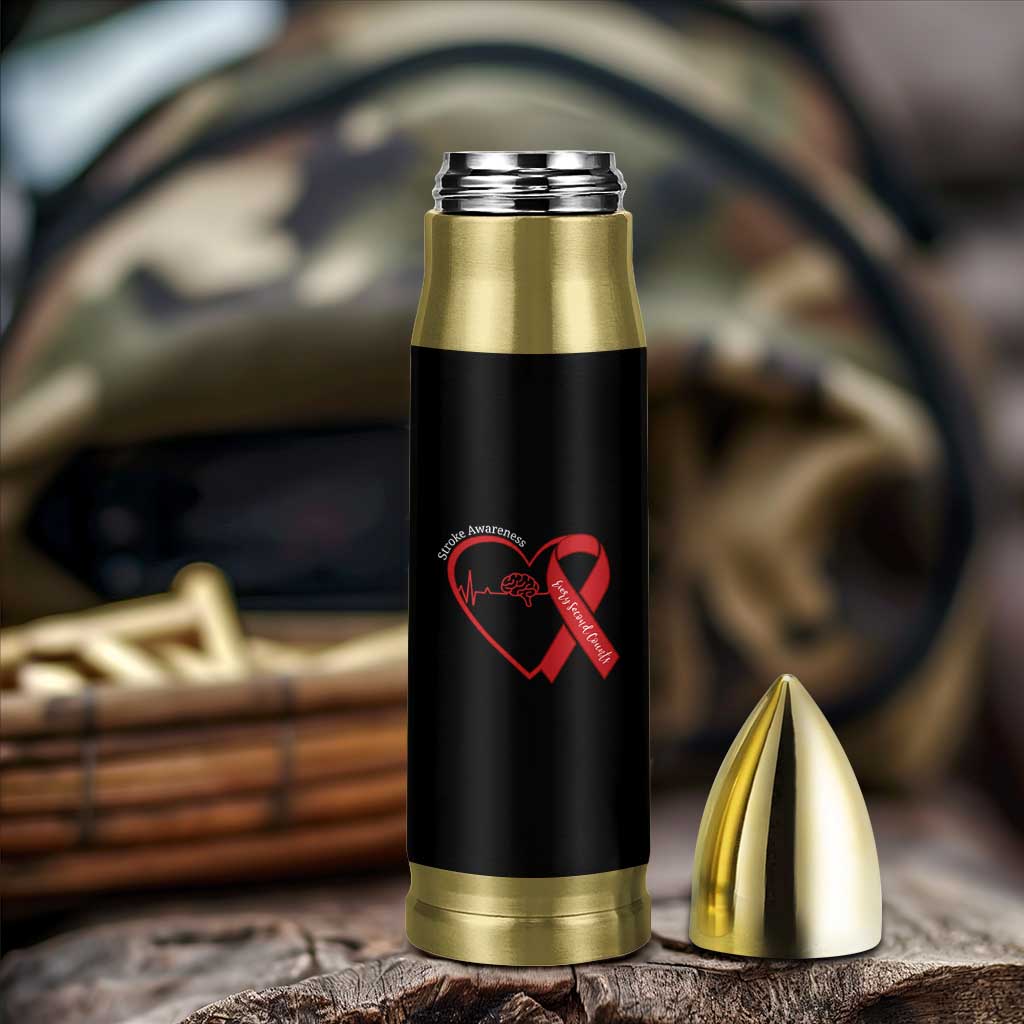Stroke Awareness Bullet Tumbler Stroke Survivor Warrior Brain Attack
