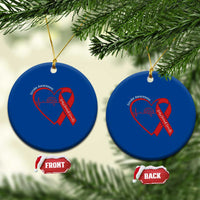 Stroke Awareness Ceramic Ornament Stroke Survivor Warrior Brain Attack