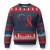 Stroke Awareness Ugly Christmas Sweater Stroke Survivor Warrior Brain Attack