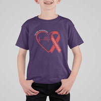 Stroke Awareness T Shirt For Kid Stroke Survivor Warrior Brain Attack