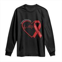 Stroke Awareness Long Sleeve Shirt Stroke Survivor Warrior Brain Attack