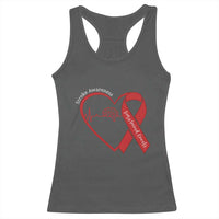 Stroke Awareness Racerback Tank Top Stroke Survivor Warrior Brain Attack