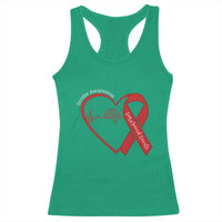 Stroke Awareness Racerback Tank Top Stroke Survivor Warrior Brain Attack
