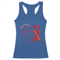 Stroke Awareness Racerback Tank Top Stroke Survivor Warrior Brain Attack