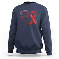 Stroke Awareness Sweatshirt Stroke Survivor Warrior Brain Attack