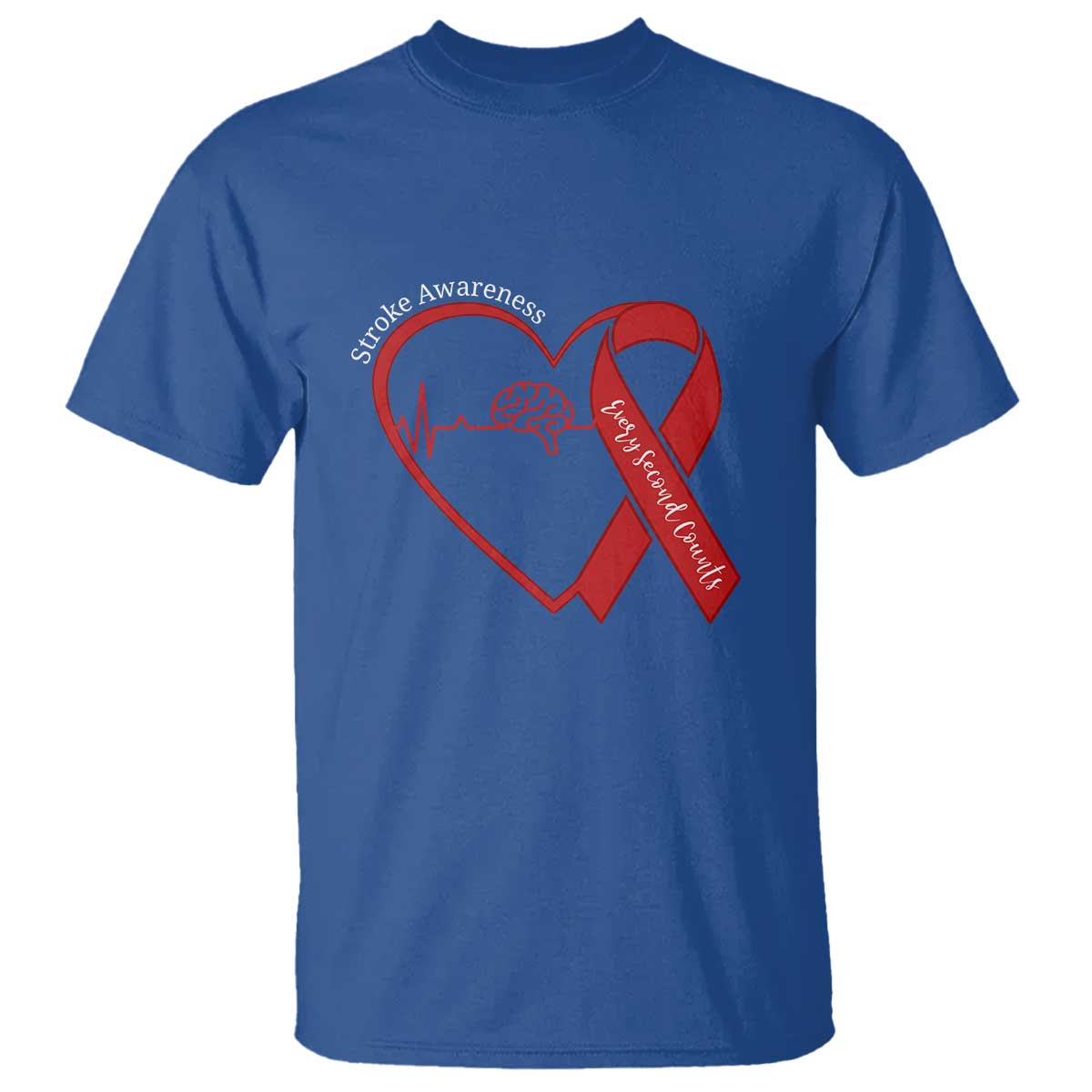 Stroke Awareness T Shirt Stroke Survivor Warrior Brain Attack
