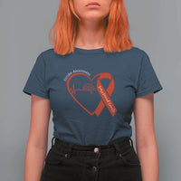 Stroke Awareness T Shirt For Women Stroke Survivor Warrior Brain Attack
