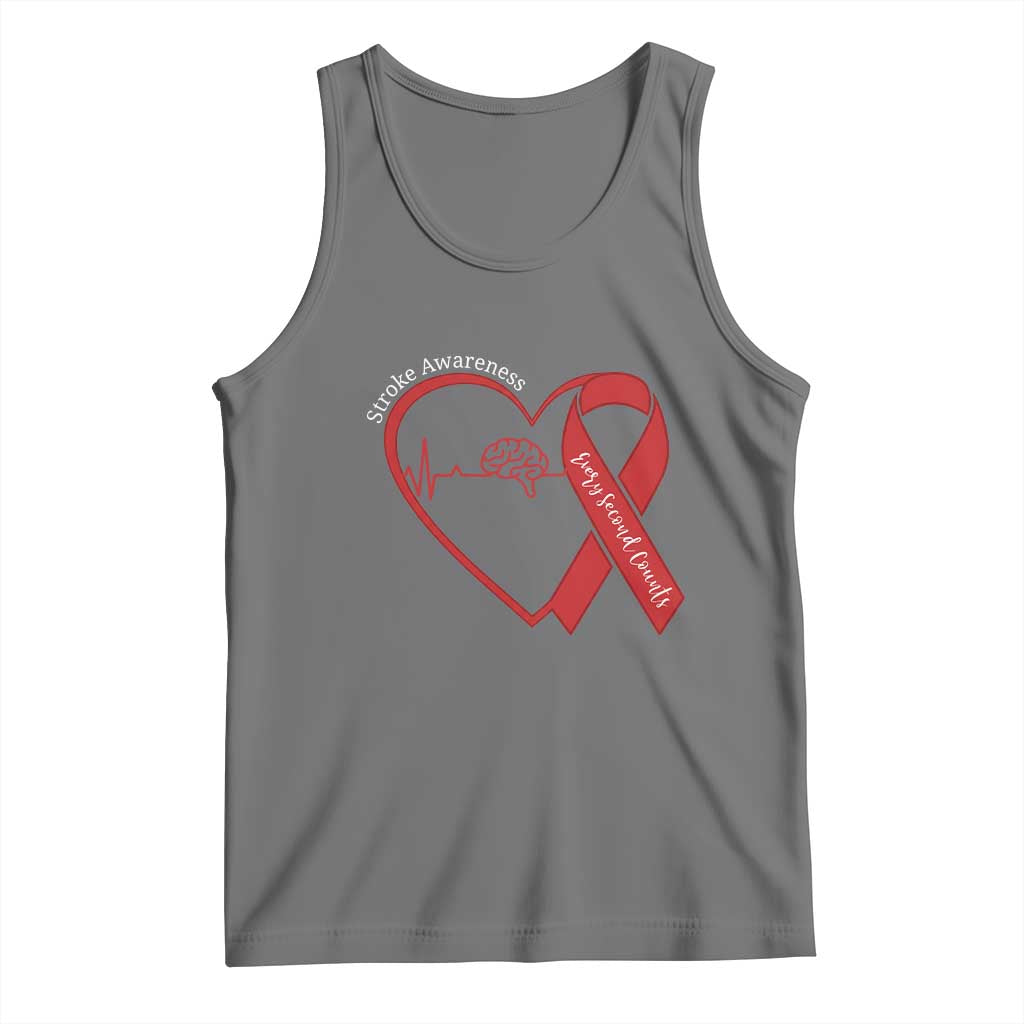 Stroke Awareness Tank Top Stroke Survivor Warrior Brain Attack