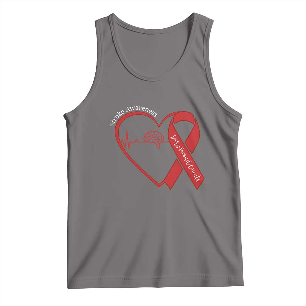 Stroke Awareness Tank Top Stroke Survivor Warrior Brain Attack