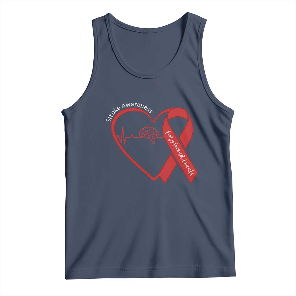 Stroke Awareness Tank Top Stroke Survivor Warrior Brain Attack