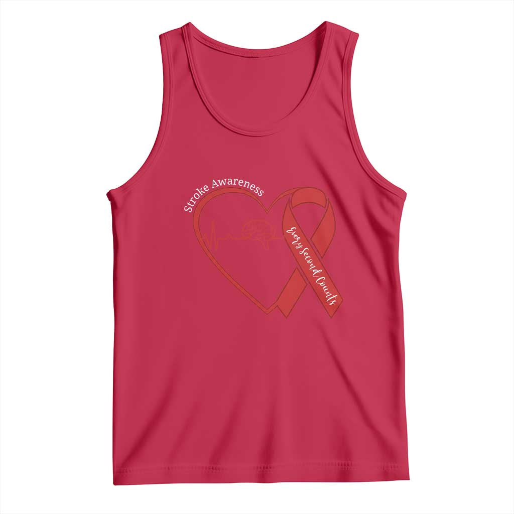 Stroke Awareness Tank Top Stroke Survivor Warrior Brain Attack