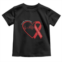 Stroke Awareness Toddler T Shirt Stroke Survivor Warrior Brain Attack