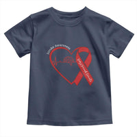 Stroke Awareness Toddler T Shirt Stroke Survivor Warrior Brain Attack