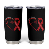 Stroke Awareness Tumbler Cup Stroke Survivor Warrior Brain Attack