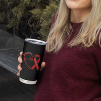 Stroke Awareness Tumbler Cup Stroke Survivor Warrior Brain Attack