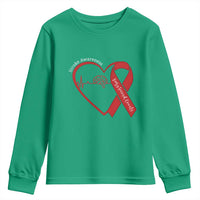 Stroke Awareness Youth Sweatshirt Stroke Survivor Warrior Brain Attack