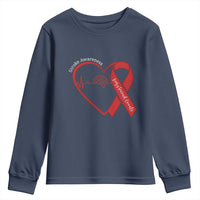 Stroke Awareness Youth Sweatshirt Stroke Survivor Warrior Brain Attack