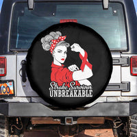 Stroke Survivor Unbreakable Spare Tire Cover Stroke Awareness Gift