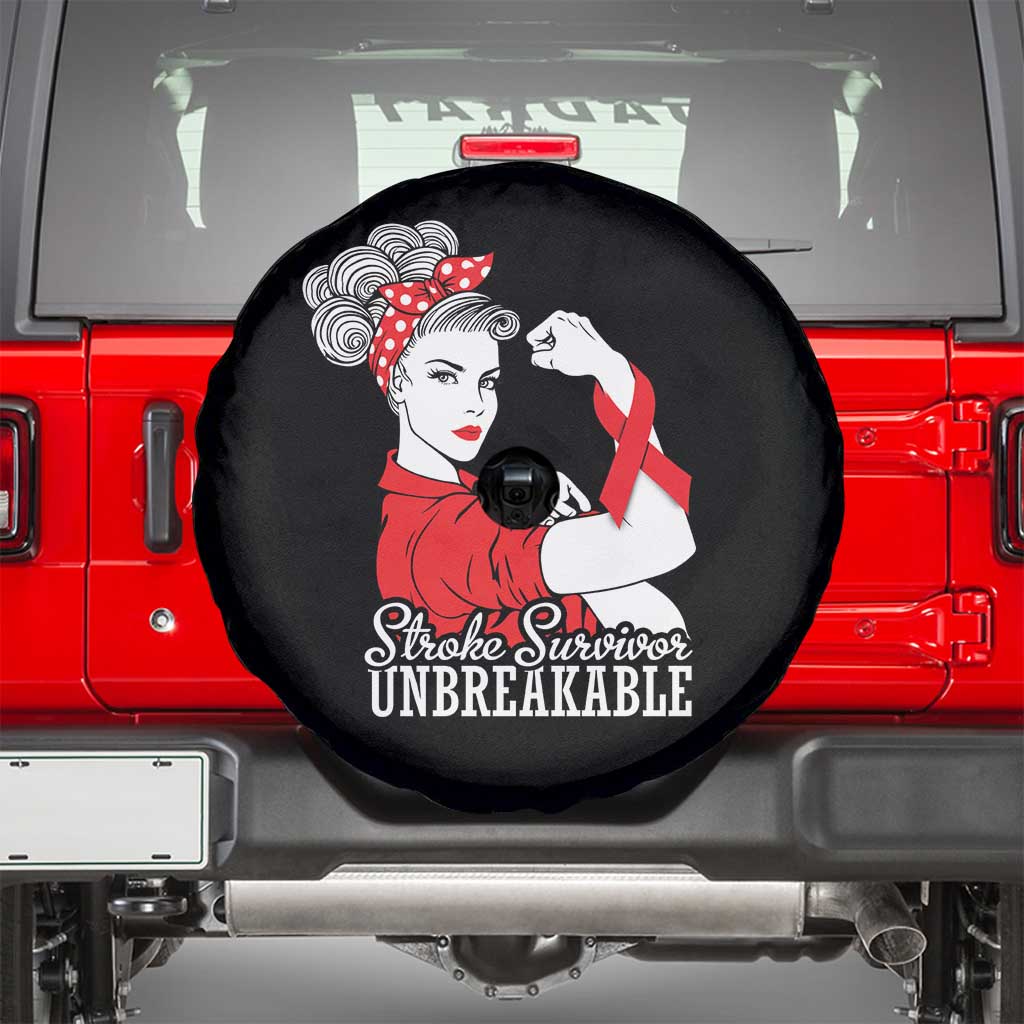 Stroke Survivor Unbreakable Spare Tire Cover Stroke Awareness Gift