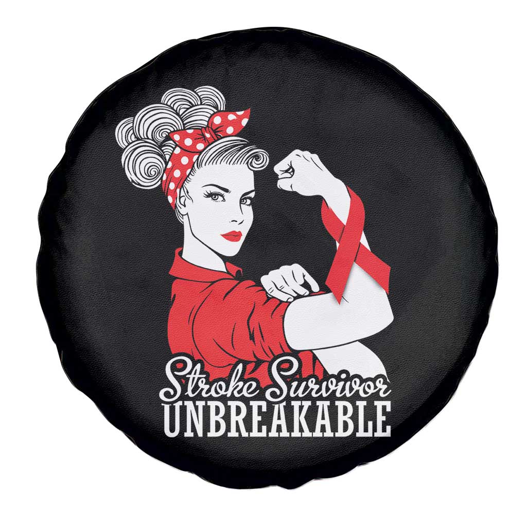 Stroke Survivor Unbreakable Spare Tire Cover Stroke Awareness Gift