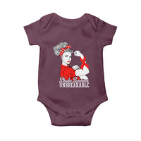 Stroke Survivor Unbreakable Baby Onesie Stroke Awareness Gift
