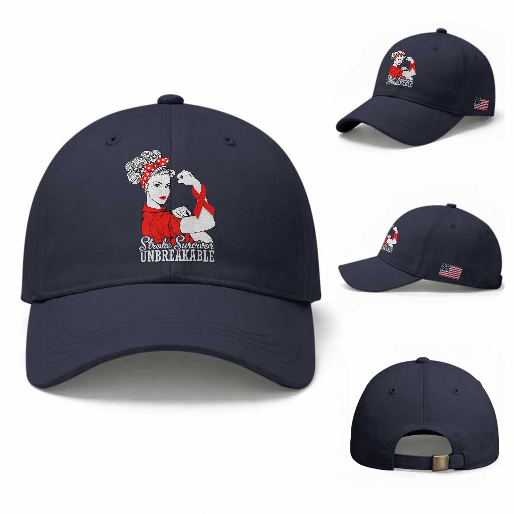 Stroke Survivor Unbreakable Baseball Cap Stroke Awareness Gift