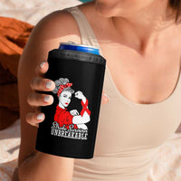 Stroke Survivor Unbreakable 4 in 1 Can Cooler Tumbler Stroke Awareness Gift