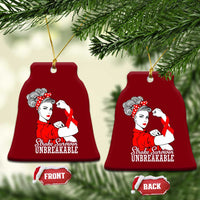 Stroke Survivor Unbreakable Ceramic Ornament Stroke Awareness Gift
